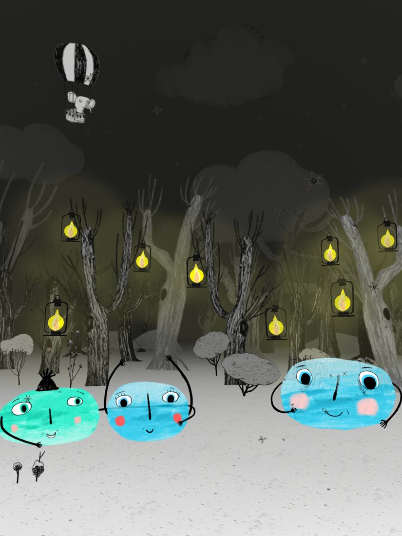 Snow Lantern Field